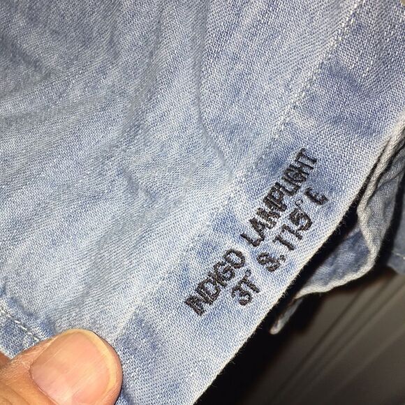 Indigo Blue Lamplight Denim Chambray XXX Amsterdam Scotch & Soda Button Up Shirt - Picture 4 of 7